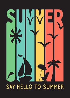 Retro Summer Vibes Graphic