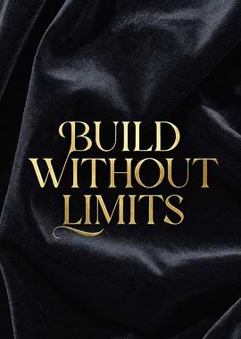 Build Without Limits Text Art