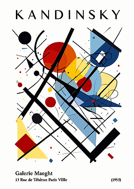 Kandinsky Galerie Maeght Poster