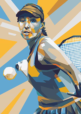 Jessica Pegula in Action