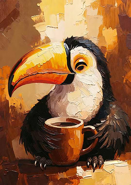 Toucan with Coffee