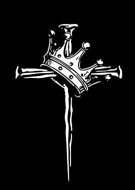 Crown on a Cross with Nails