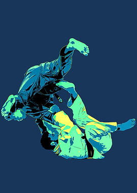 Judo Match in Dynamic Style