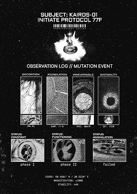 Sci-Fi Mutation Observation Log/black