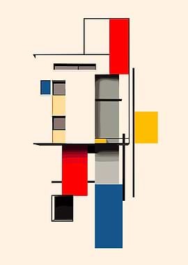 De Stijl Abstract Composition