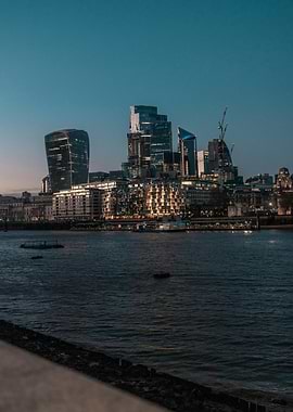 London Skyline at Dusk