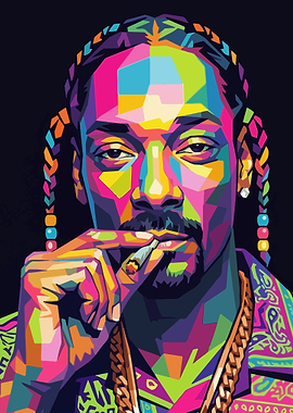 Snoop Dogg Pop Art Portrait