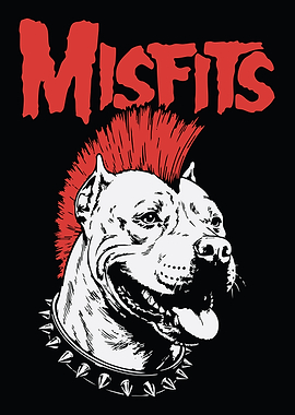 Misfits Pitbull Punk Dog