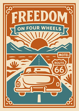 Freedom on Four Wheels Route 66