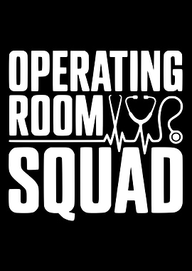 Operating Room Squad Medical Graphic