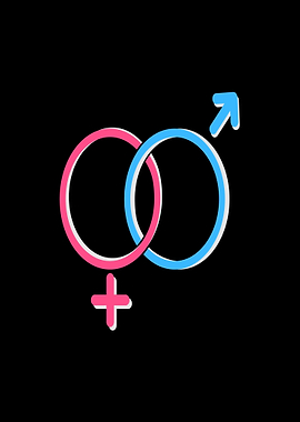 Intertwined Gender Symbols