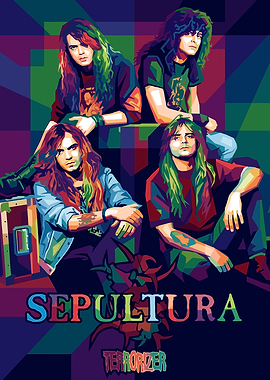 Sepultura Terrorizer Pop Art