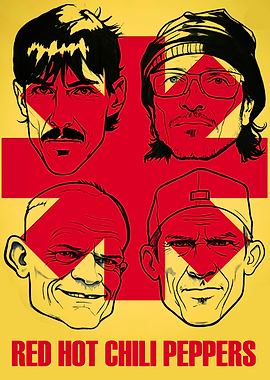 Red Hot Chili Peppers Portrait