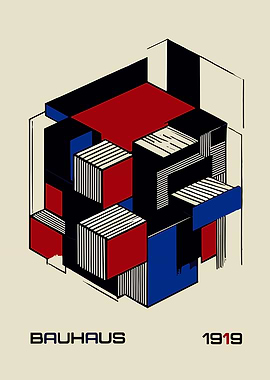 Bauhaus 1919 Geometric Abstract Art
