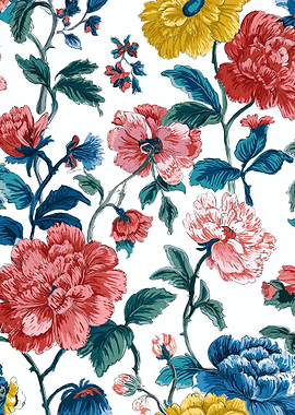 Vibrant Floral Pattern