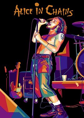 Alice in Chains singer performing