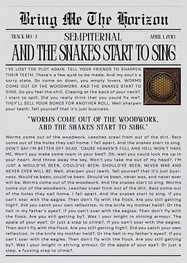 Bring Me The Horizon 'And The Snakes Start To Sing'