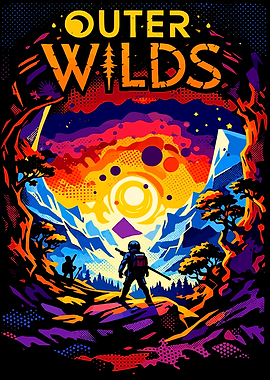 Outer Wilds Game Pop Art Poster