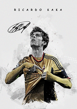 Ricardo Kaka Soccer Player Portrait