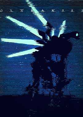 Silhouette of a Giant Robot