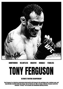 Tony Ferguson UFC Poster
