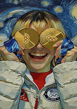 Olympic Athlete with Gold Medals