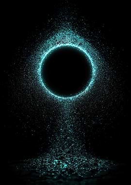 Glowing Ring of Particles