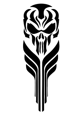 Tribal Skull Emblem