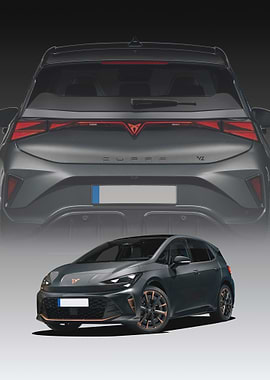 gray Cupra Cupra Born