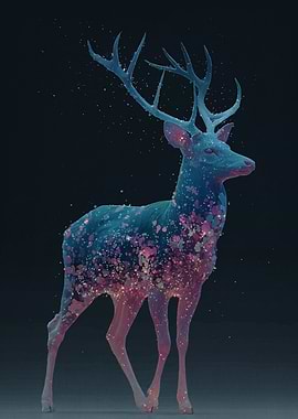 Magical Glowing Deer