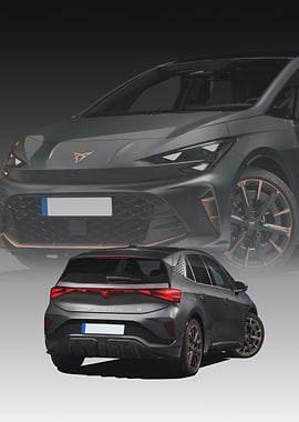 Dark Grey Cupra Cupra Born