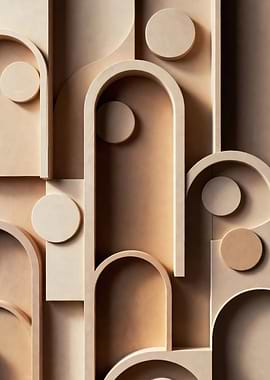 Abstract Geometric Sculpture