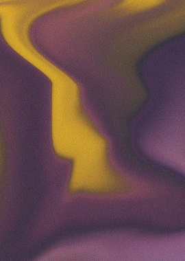 Abstract Swirls of Purple and Yellow