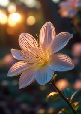 Close-up of a delicate white flower