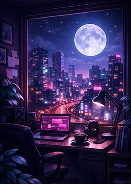 Gaming PC Desk Setup