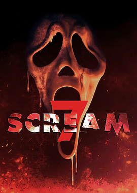 Scream 7 Ghostface Mask Poster