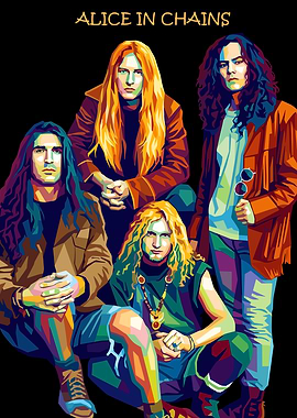Alice in Chains Band Portrait