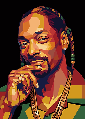 Snoop Dogg Pop Art Portrait
