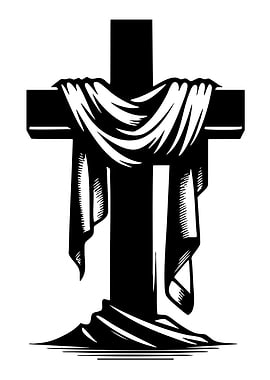 Cross with Draped Cloth