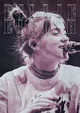 Billie Eilish texture papper