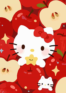 Hello Kitty with Apples