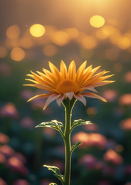 Golden Flower in Soft Light