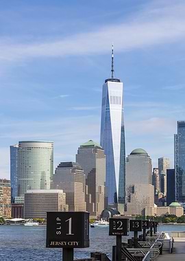 JERSEY CITY Lower Manhattan Skyline