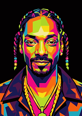 Snoop Dogg Pop Art Portrait