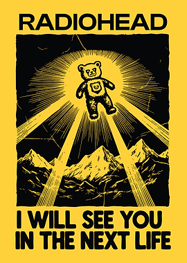Radiohead Bear in Mountains