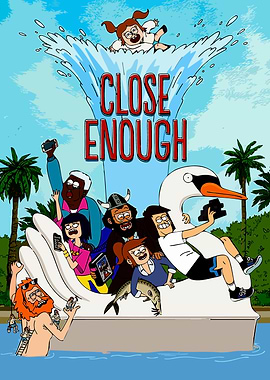 Close Enough Swan Fountain Scene