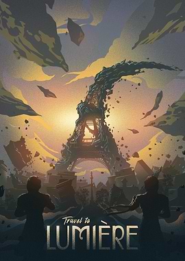 Overgrown Eiffel Tower: Towers of Light