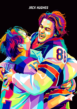Jack Hughes Pop Art