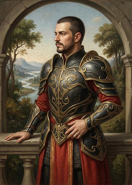 Knight in Ornate Armor