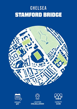 Chelsea Stamford Bridge Stadium Map